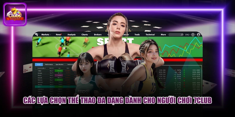 Các lựa chọn thể thao đa dạng dành cho người chơi 7CLUB